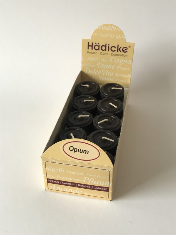 Duftteelichte Opium, 20 St./Box