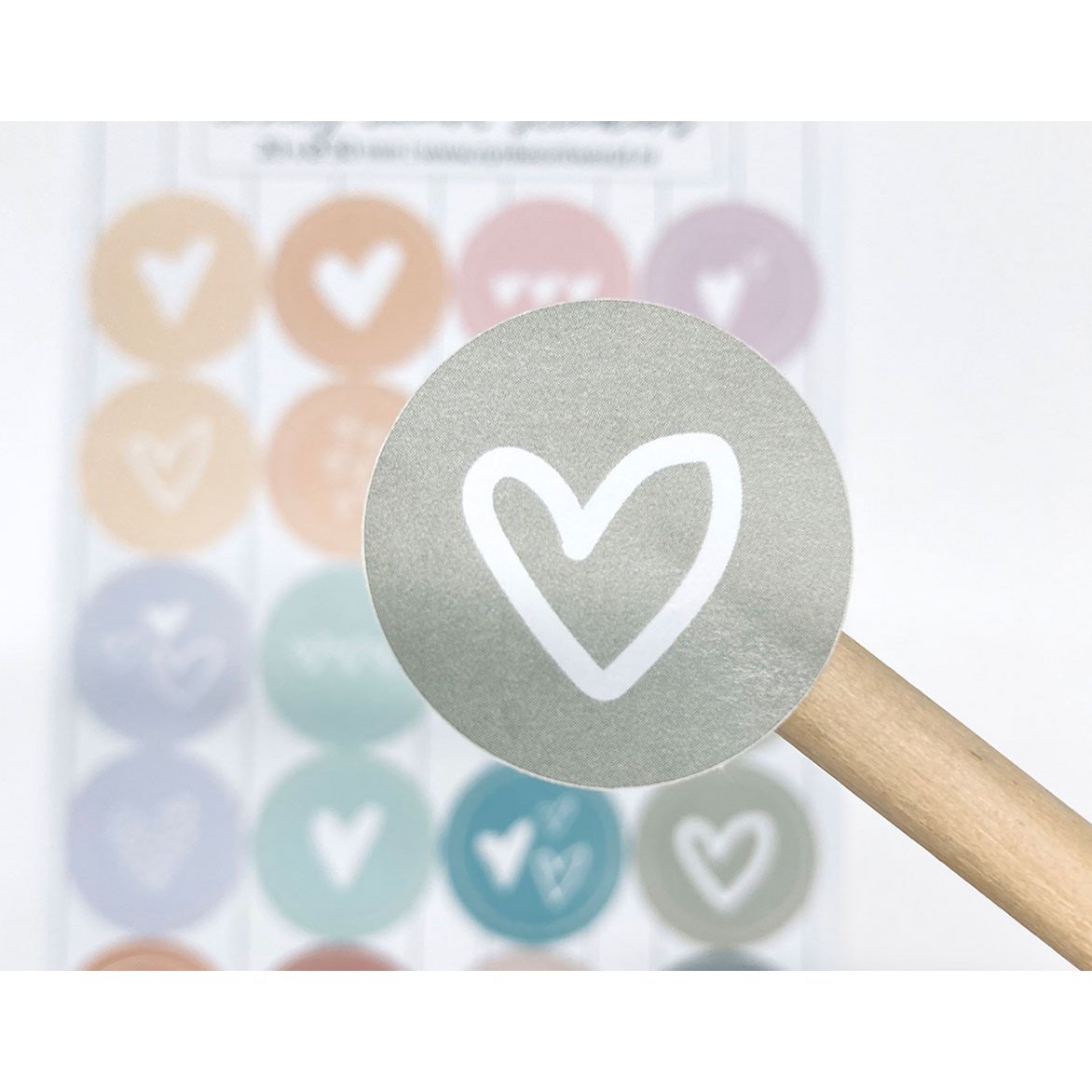 Sticker sheet A5 | Lovely hearts - Color