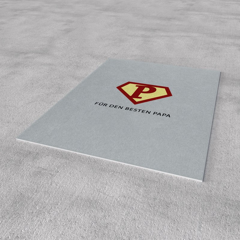 Postcard Father's Day - Superhero - No. 124