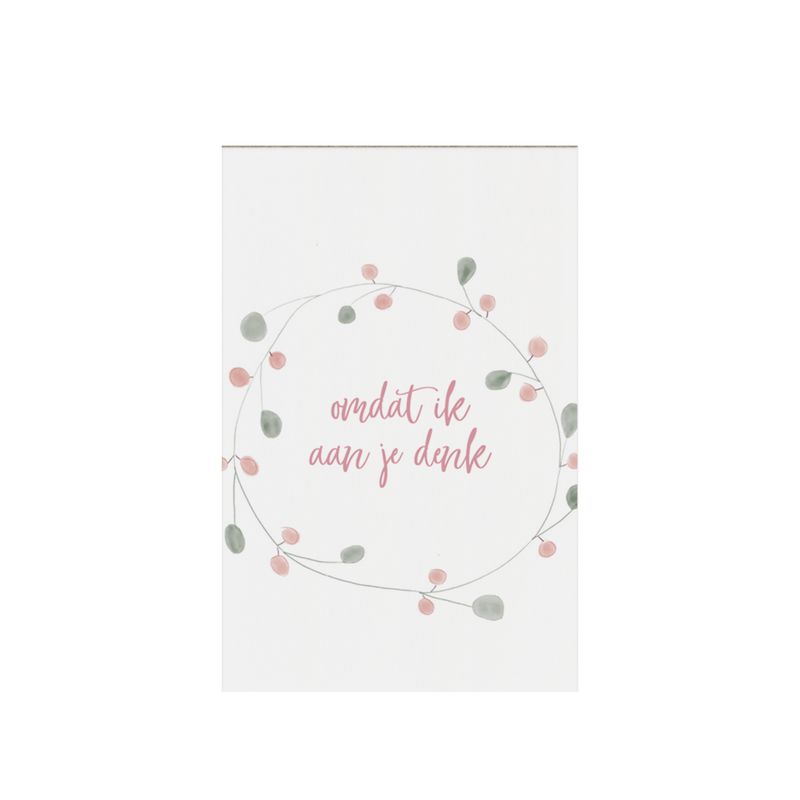Because I'm thinking of you, gift tag