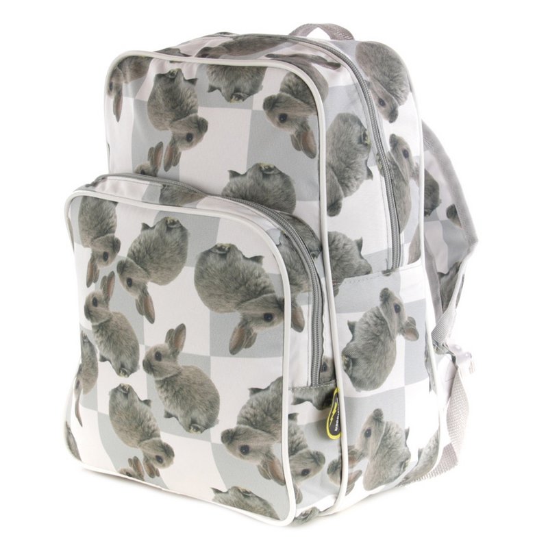Mochila Conejitos Grises