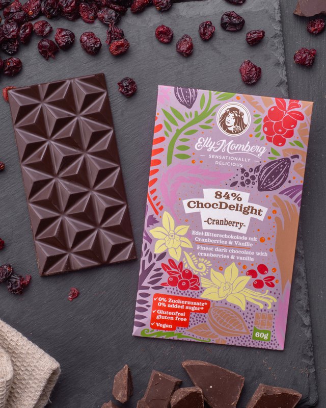 ChocDelight chocolate bars set of 4 - no added sugar I 240 g