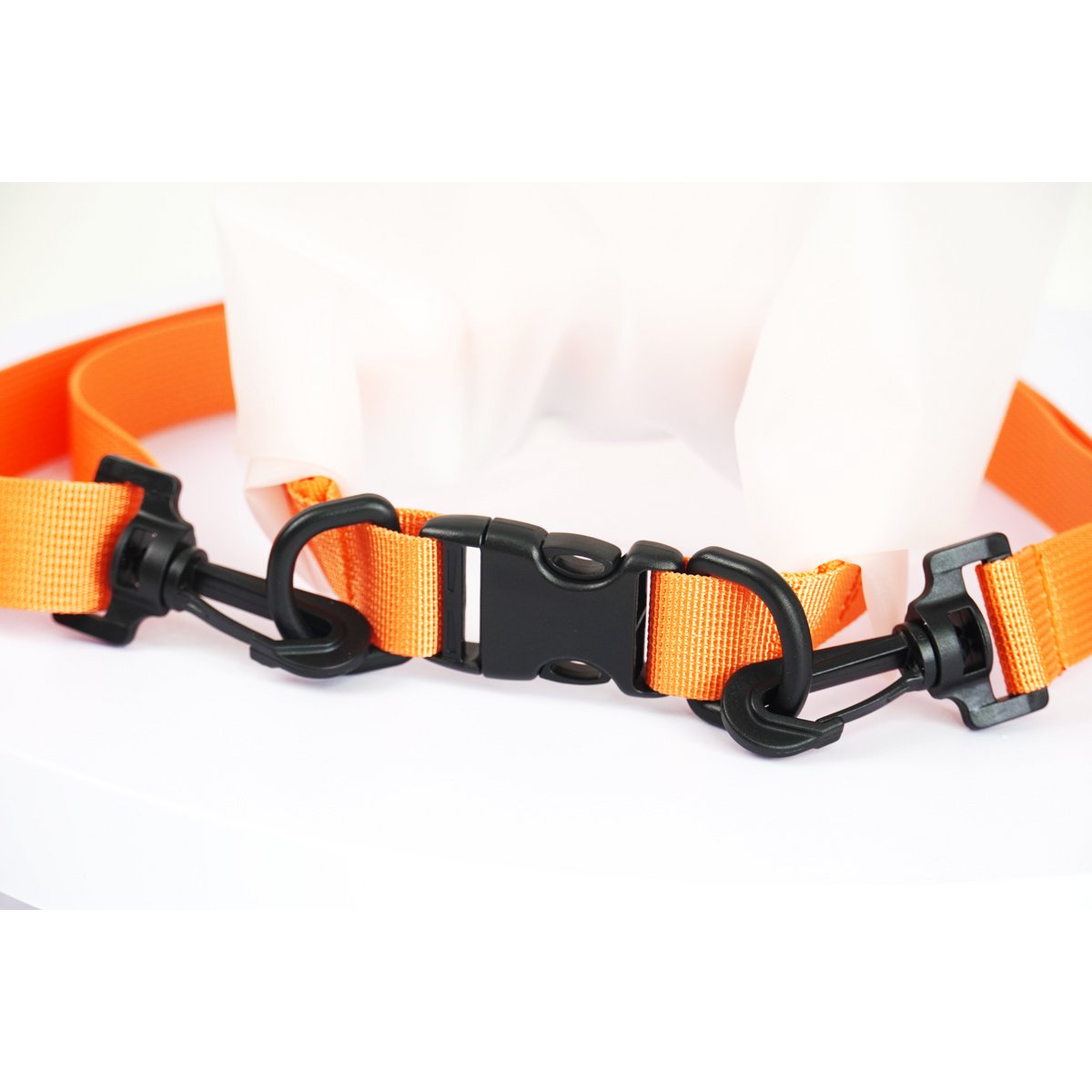 TOWEL TO GO Roll N Go Dry Bag 5L | Wasserdichte transparente Strand-Pool-Surftasche | Orange