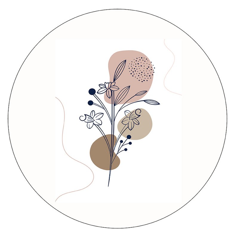 Wall circle fine art