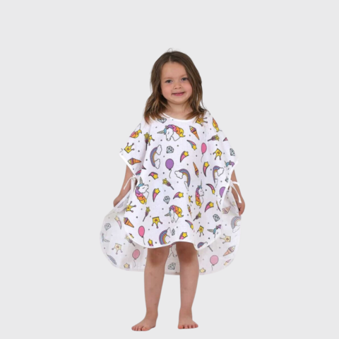Kids Poncho, 100% Cotton