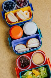Rikko Kids Snack Boxes – 3-Pack (185ml) with Easy-Open, Kid-Friendly Lids