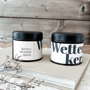 KERZENDOSE | WETTERKERZE