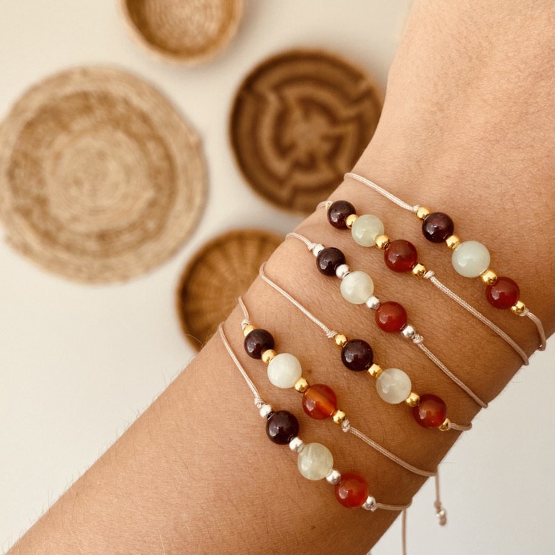 Brazalete de piedras preciosas - refuerzo de energía