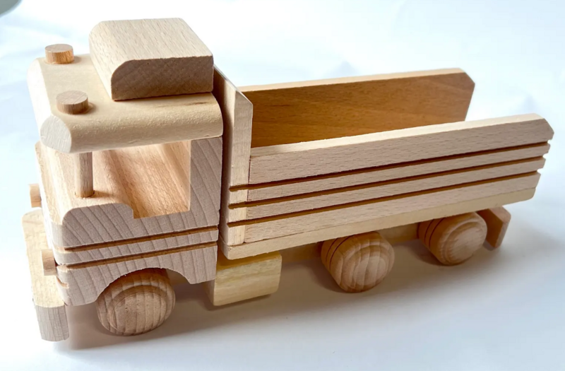 wooden truck