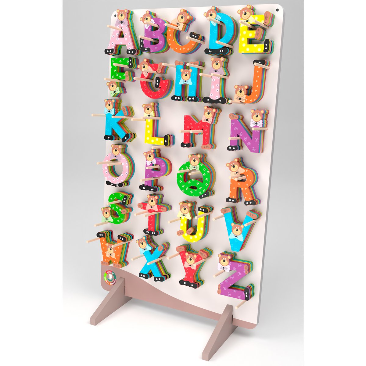 SET OF 175 ASSORTED BEAR LETTERS
