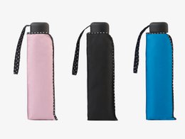 Flat Manual Folding Umbrella "Spirit" | Light | With exhibitor | C-Collection