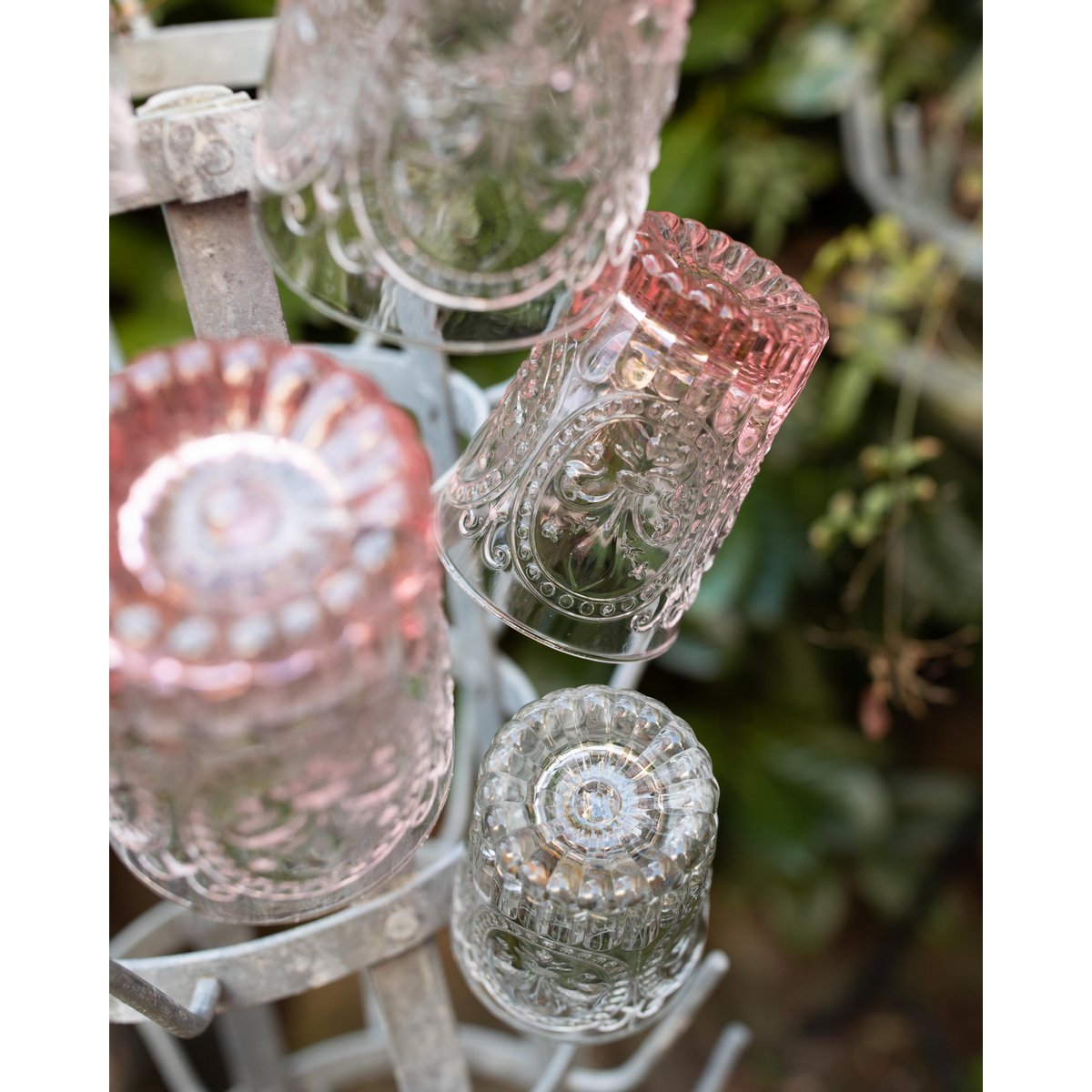 Flower of Florence glass small, pink
