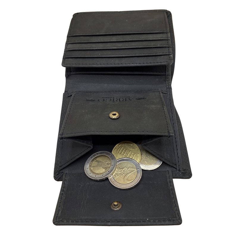 Pung Mænd - Pung Mænd - Arrigo Pung - Billfold model i 3 farver Buffalo Læder