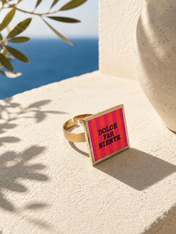 Dolce Far niente – Verstellbarer Ring