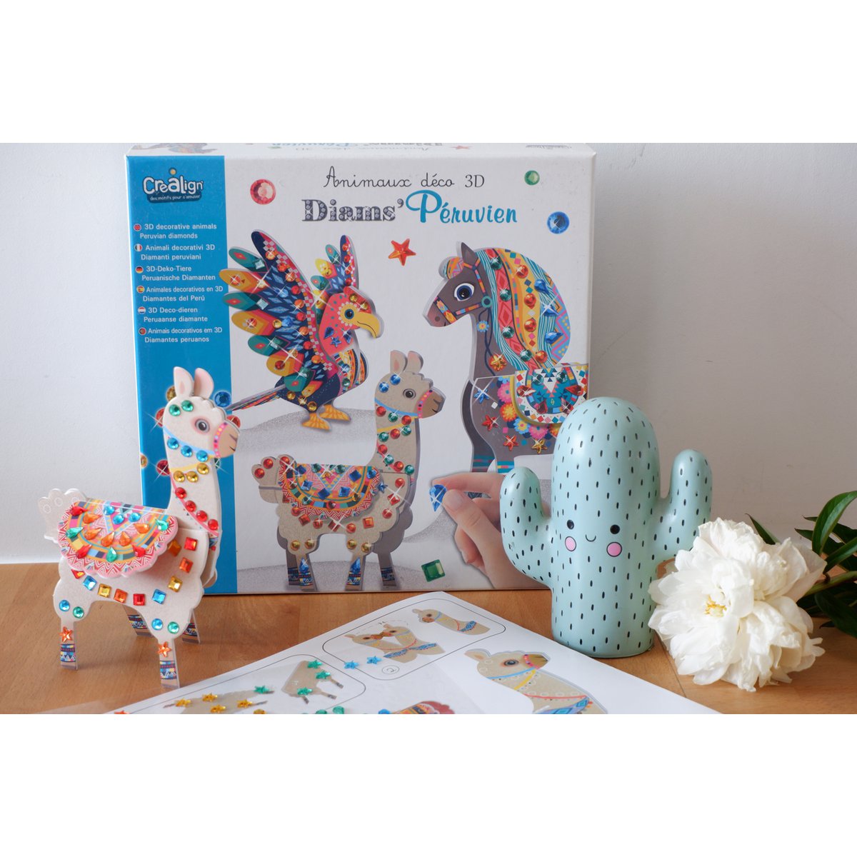 Animali decorativi 3D "Diams peruviani"