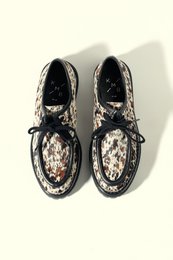 ODDA COW PRINT – Wallabee-Schuhe mit dicker Sohle