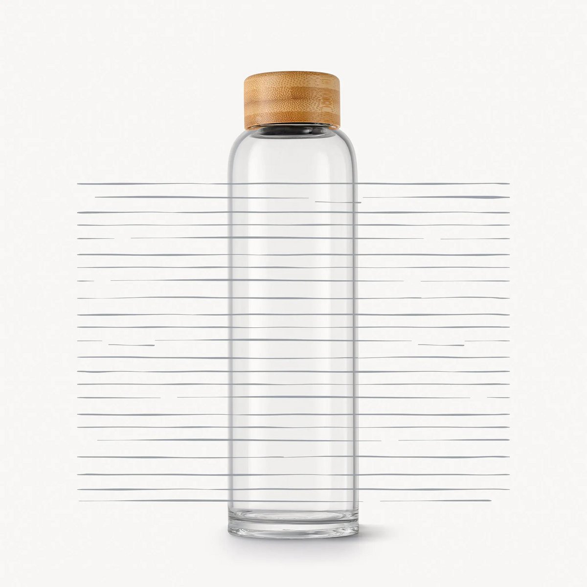 Botella de vidrio - “Lineup” 0,6l de BELAMY