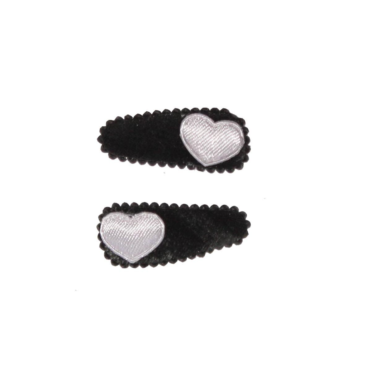 Babyhaarspange UNI schwarz mit Herz OK 3329