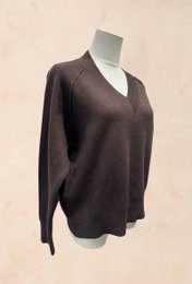 Jersey punto canalé manga larga cuello pico - Viscosa - 1336