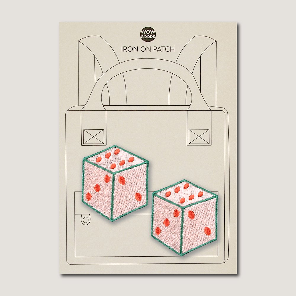 Strijkapplicatie - roll the dice