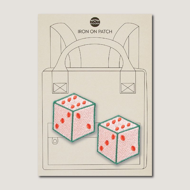 Strijkapplicatie - roll the dice