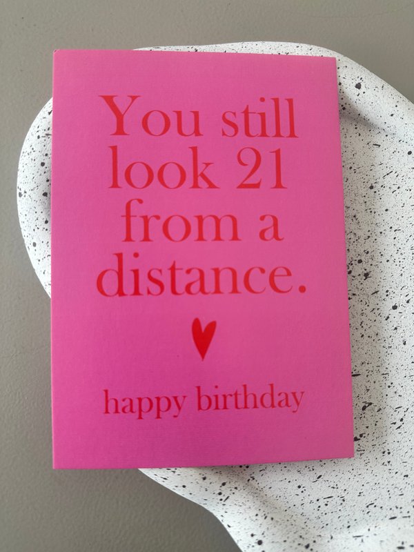 Postkort Du ser stadig 21 ...