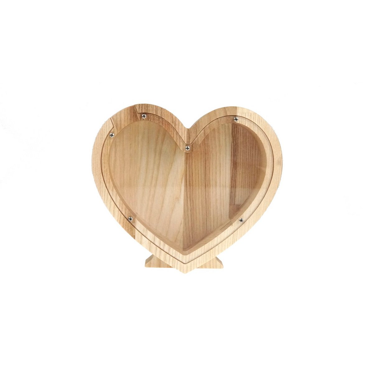 Sparschwein, Holz Sparschwein Herz