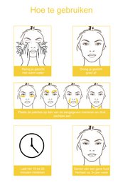 Masque pour les yeux au collagène en or 24 carats 12 paires