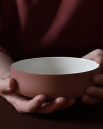 Zestaw 2 misek | terakota