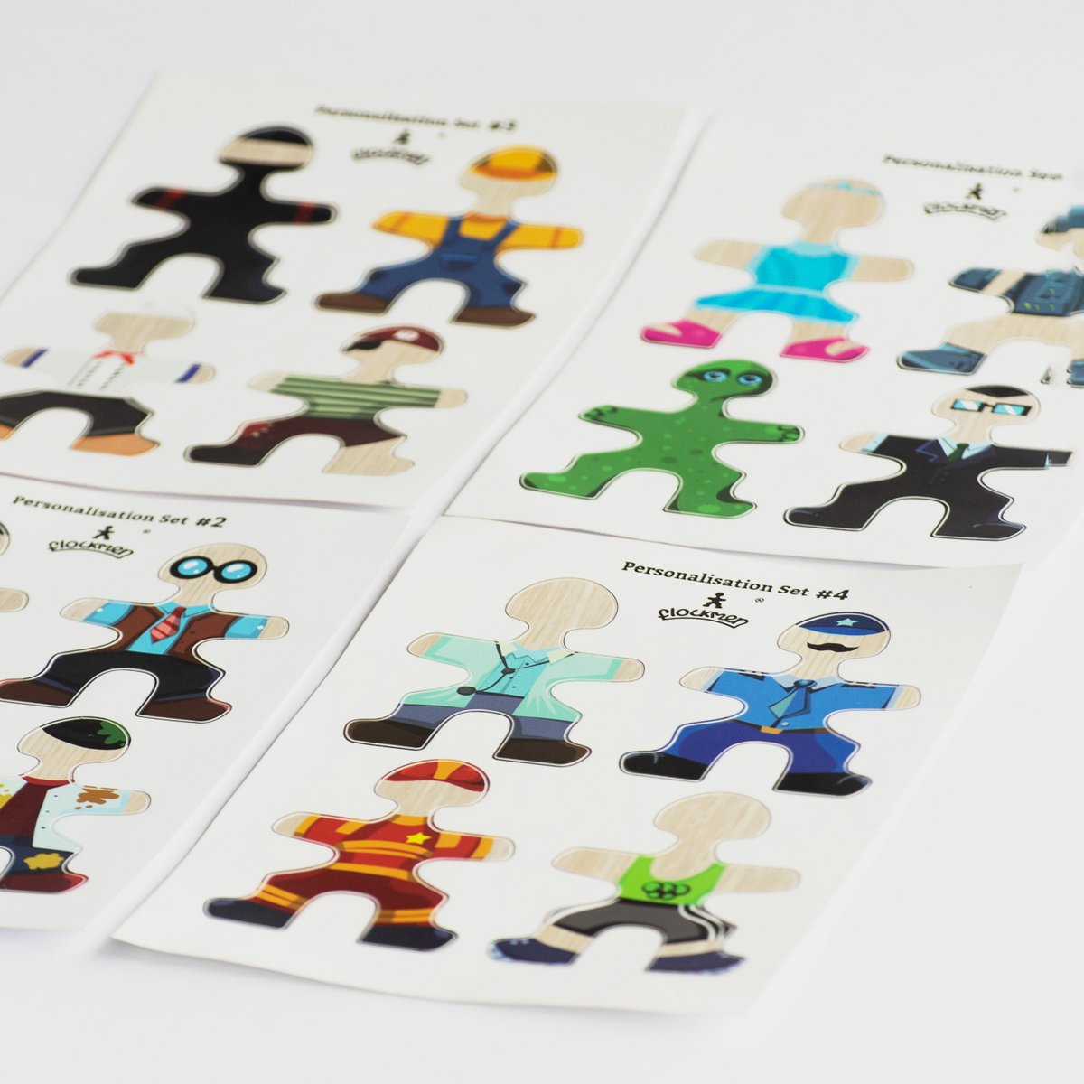 Personalisierungs-Aufkleber-Set