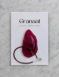 Granat ædelsten armbånd