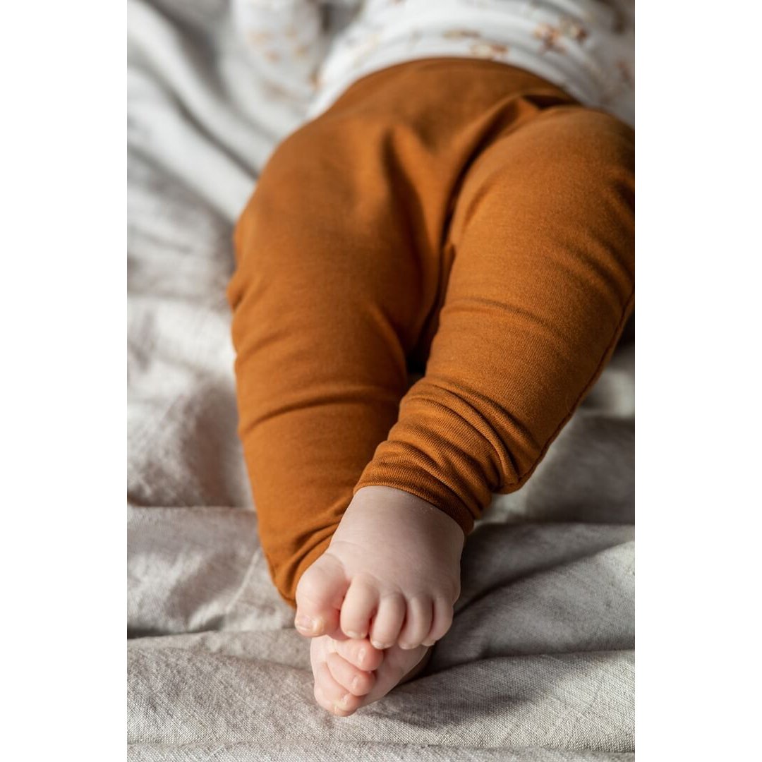 Pantalon bébé cognac