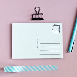 Postkarte Rotkehlchen & Magnolie, A6