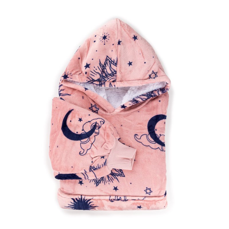 Vitapur - Hoodie blanket + socks - Carrol Pink