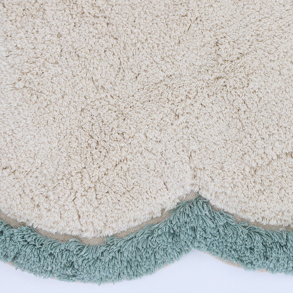 Wolkenkinderteppich Little Nimbus Aqua