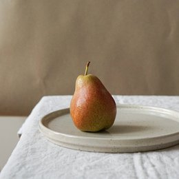 Plate/lid 22 cm - fjord blue matt