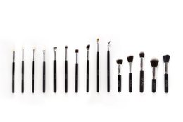 Make-Up Pinsel Set 15-teilig Professional Schwarz (1 Set)