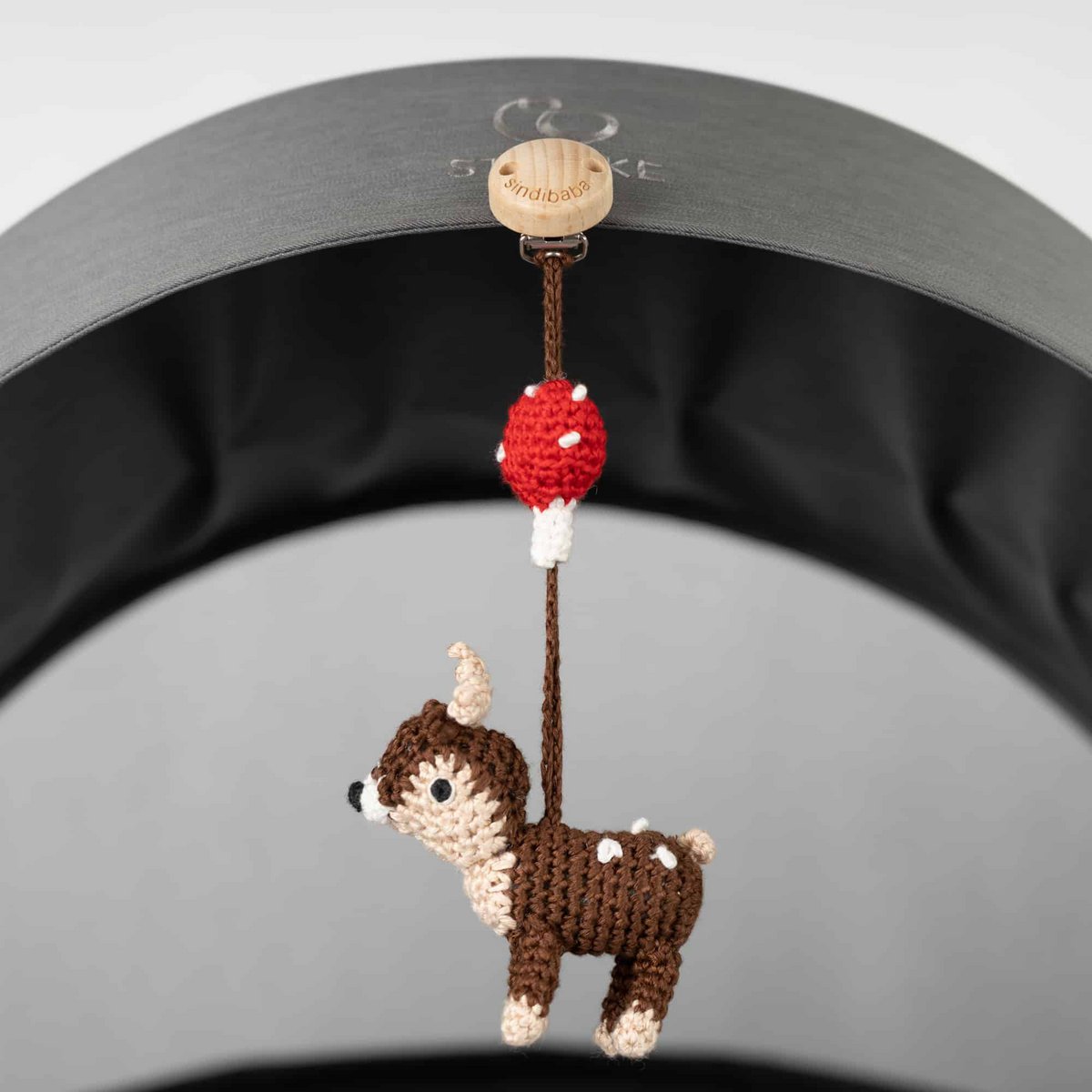 Gioco all'uncinetto con ciondolo ad arco cervo AUDREY