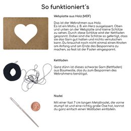 Bastelset Schmetterling weben