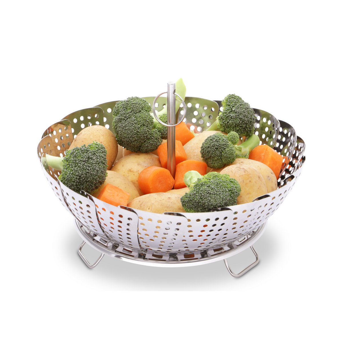 Vegetable boiler made of stainless steel Ø 14-24 cm