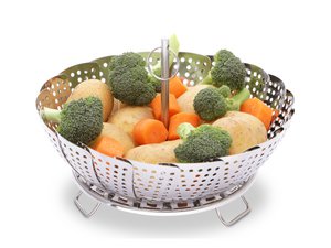 Vegetable boiler made of stainless steel Ø 14-24 cm