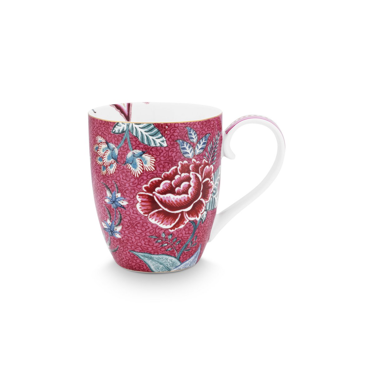 PIP - Maxi mug XL Flower Festival Raspberry 450ml