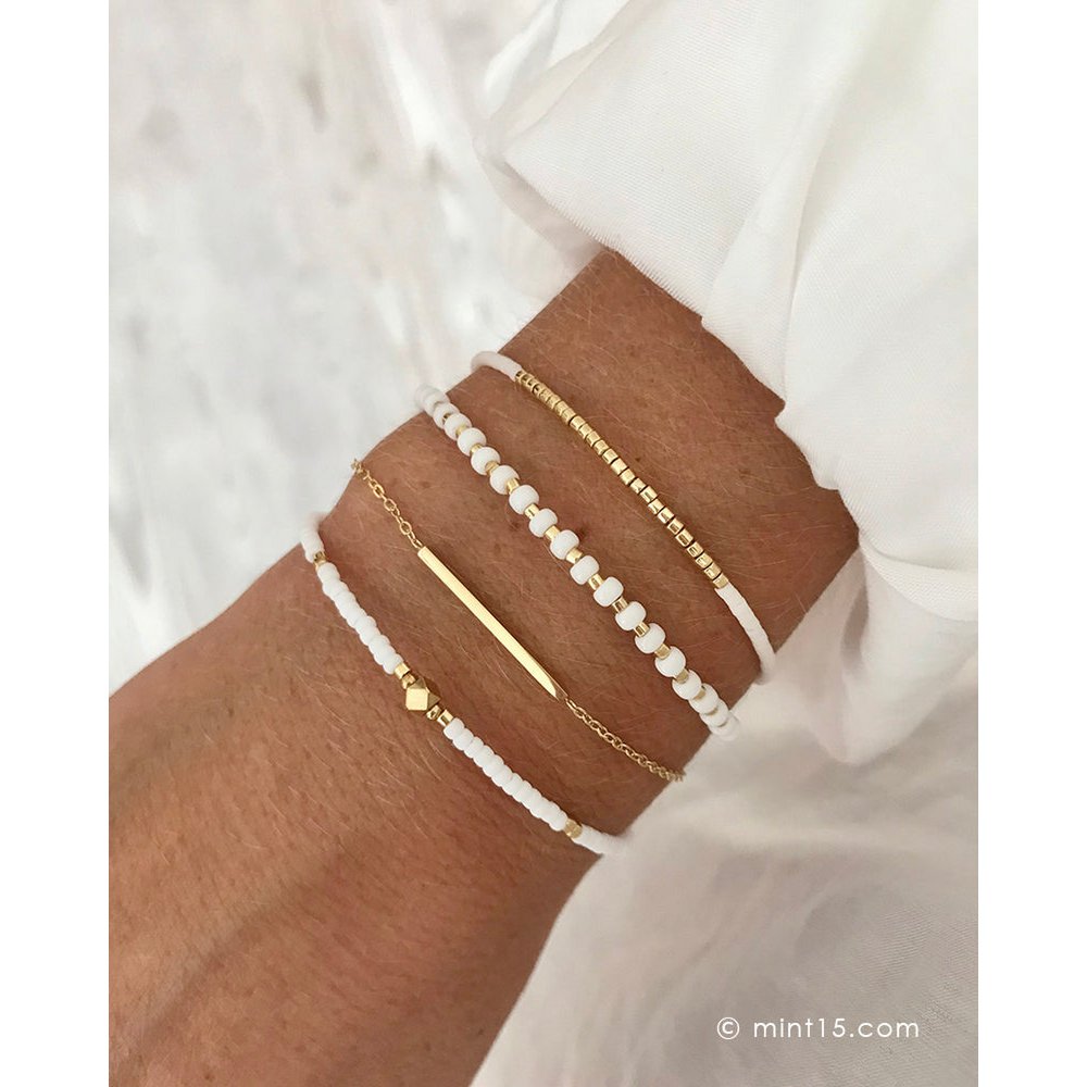 Bracelet Set 'Bright White'