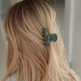 Haarklem grip olive