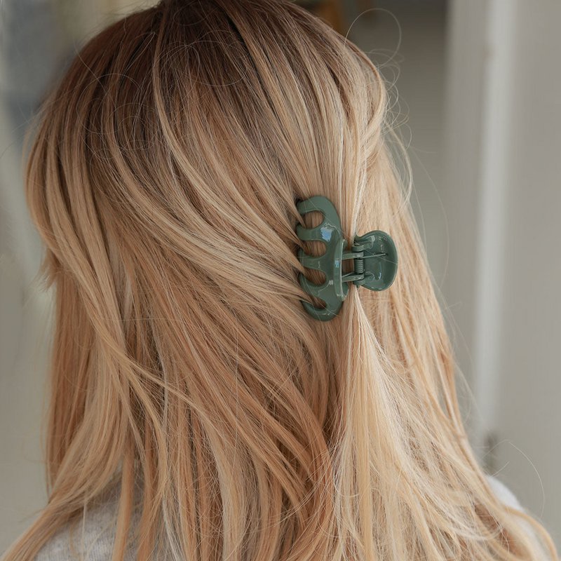 Haarklem grip olive