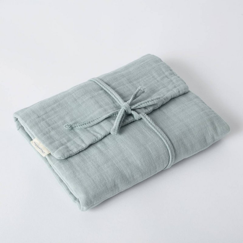OrganicEra Matelas à langer en mousseline biologique Aqua