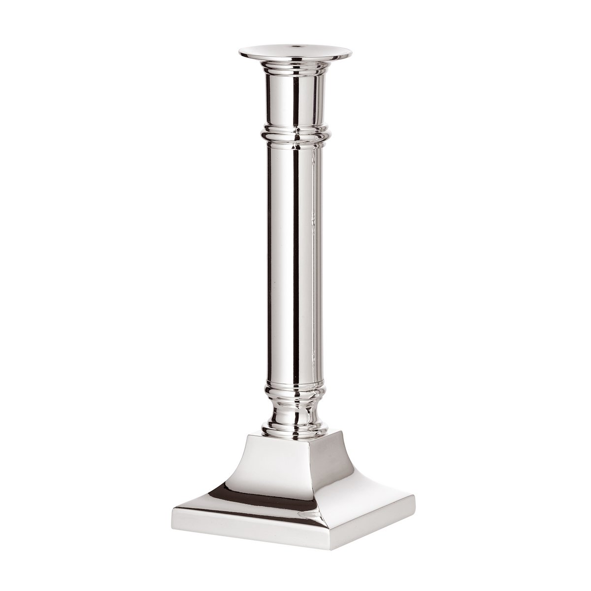 EDZARD candeliere Kent candeliere, elegante argentato, antiappannamento, altezza 21 cm