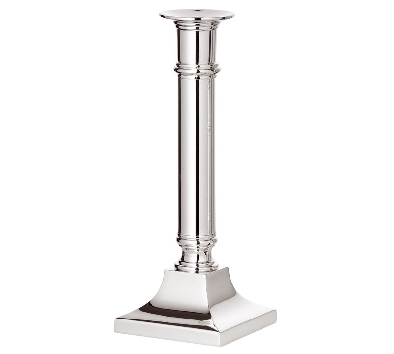EDZARD kandelaar Kent kandelaar, verzilverd, aanslagbestendig, hoogte 21 cm