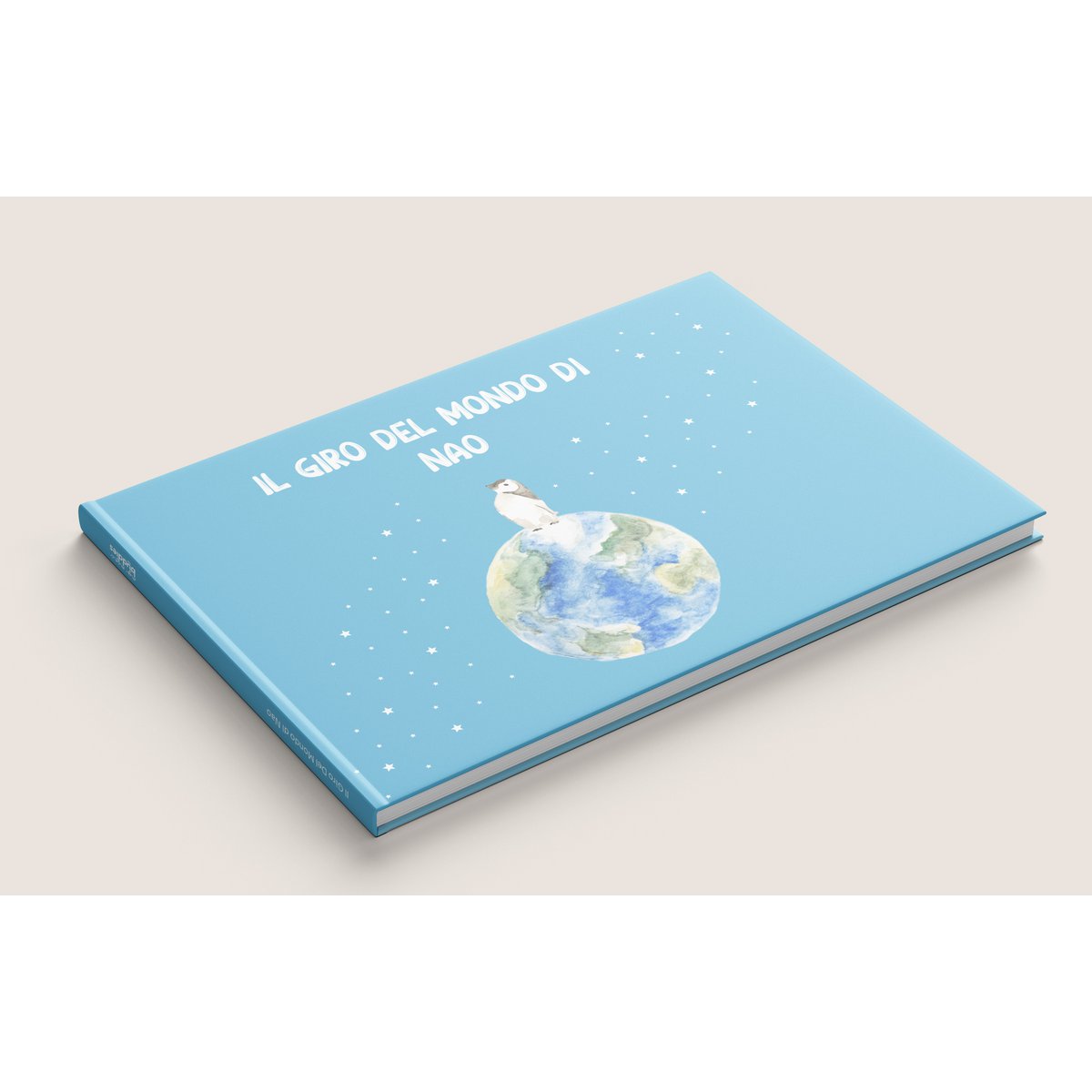 Livre pour enfant le tour du monde de Nao voyage sur 5 continentes mit einzigartigen Aquarelldesigns