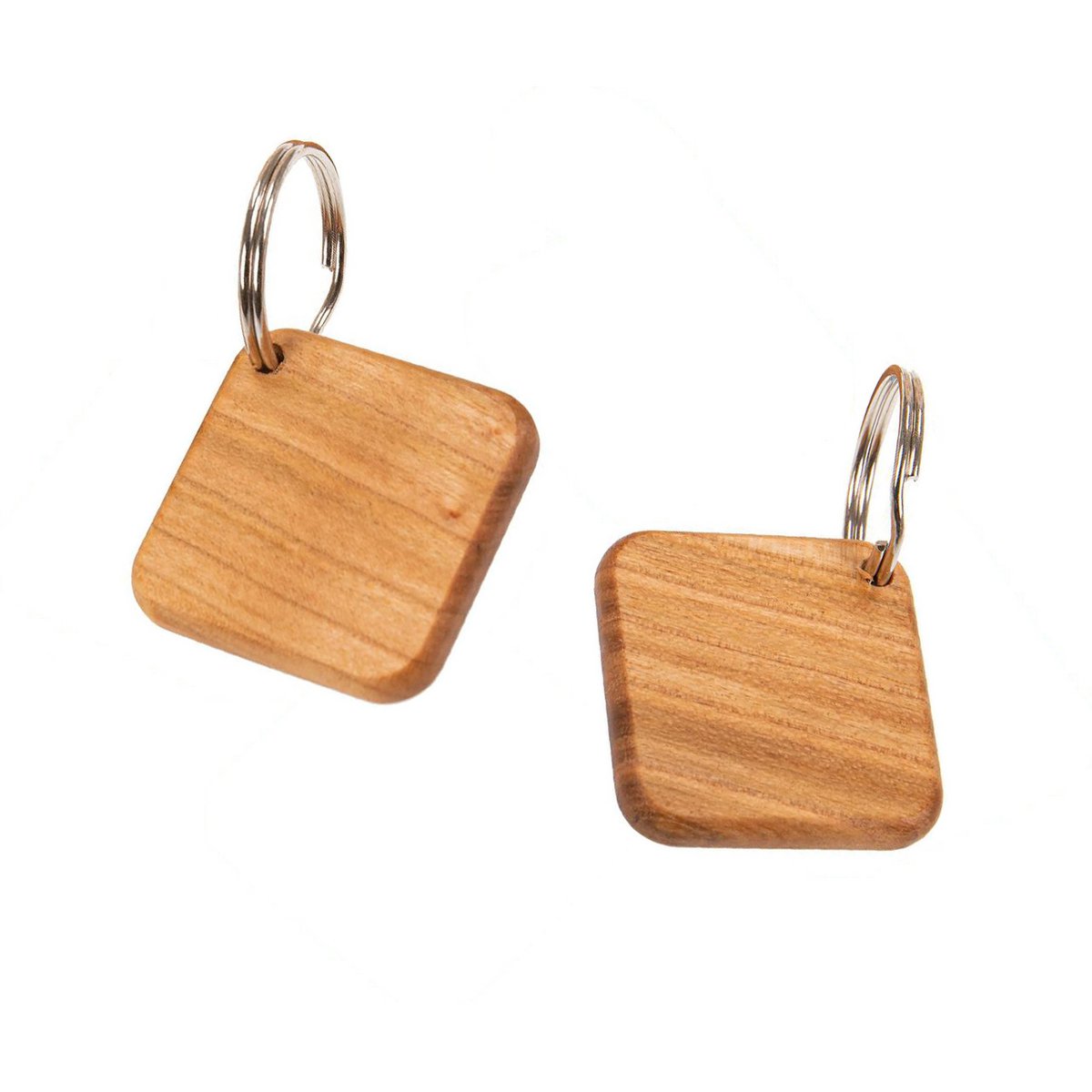 Castricum 857 key chain cherry wood (4x4x0,5 cm)